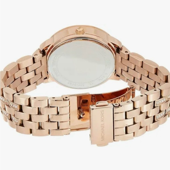 Michael Kors Women's Lady Nini Rose Gold-Tone Stainless Steel Watch MK3183. B-J2 - Picture 5 of 10